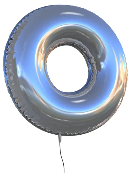 Letter O balloon — Stock Photo, Image