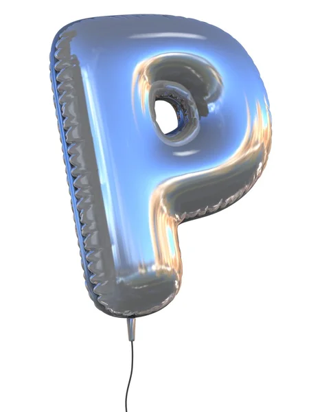 Letter P balloon — Stock Photo, Image