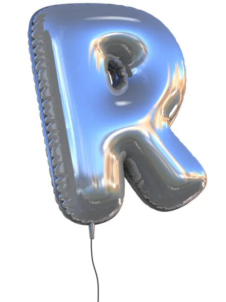 Carta R balão — Fotografia de Stock