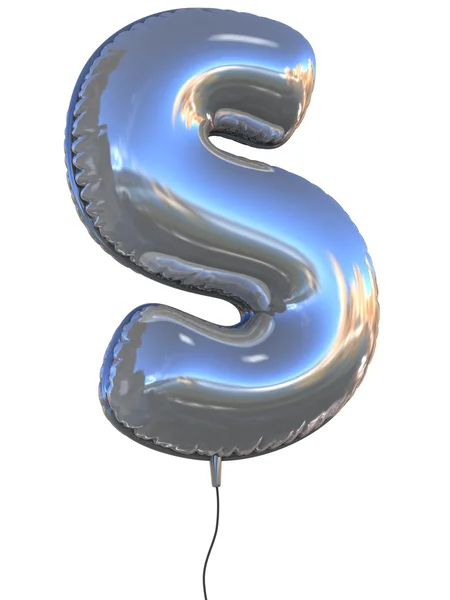 Carta S balão — Fotografia de Stock