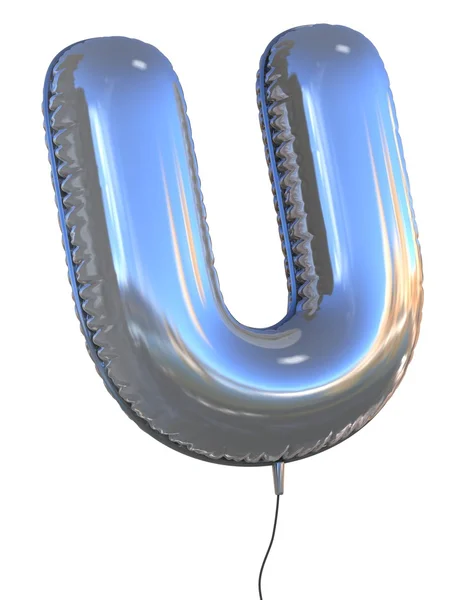 Letter U balloon — Stock Photo, Image