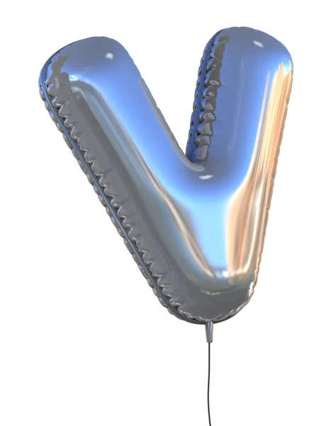 Letter V balloon — Stock Photo, Image