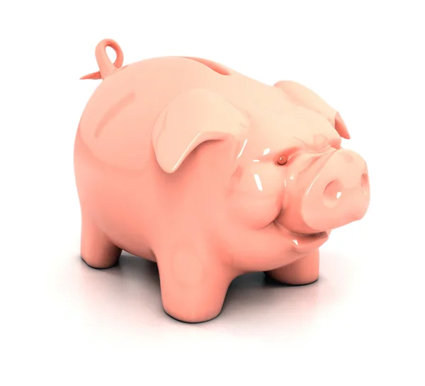 Piggy banco 3d — Fotografia de Stock