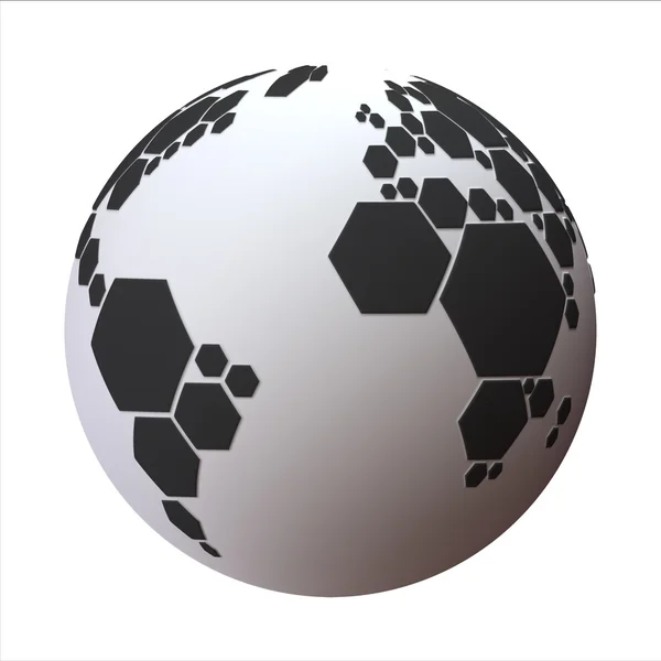 Planetenfußball — Stockfoto
