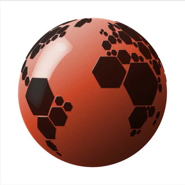 Planeta Futebol — Fotografia de Stock