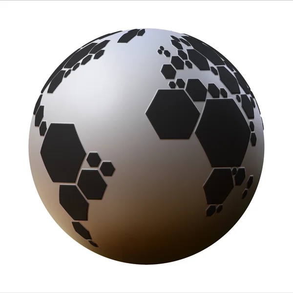 Planeta fútbol — Foto de Stock
