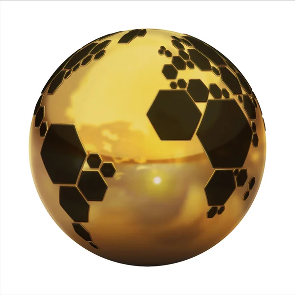 Planet fotboll — Stockfoto