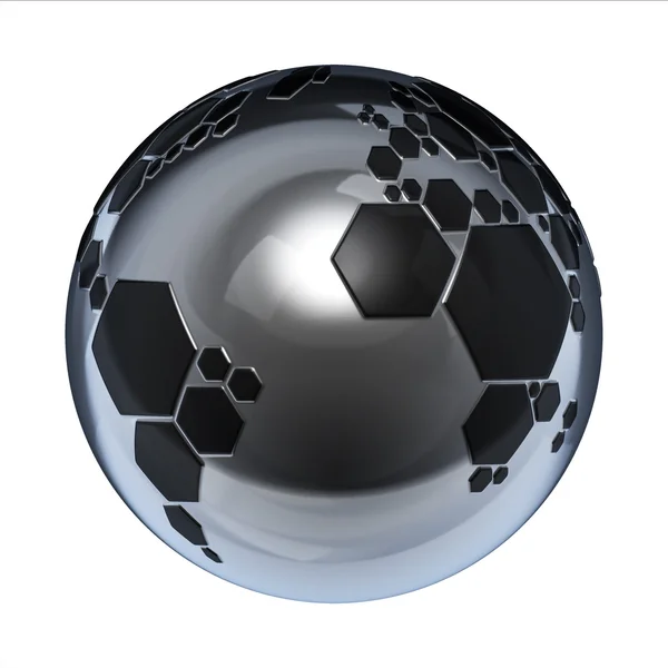 Piłka nożna planeta — Zdjęcie stockowe