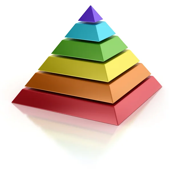 Pirâmide abstrata — Fotografia de Stock