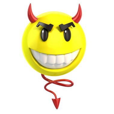 Smiley devil clipart