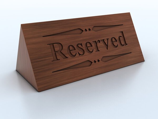 Знак бронирования
