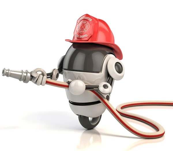 Pompier robot — Photo