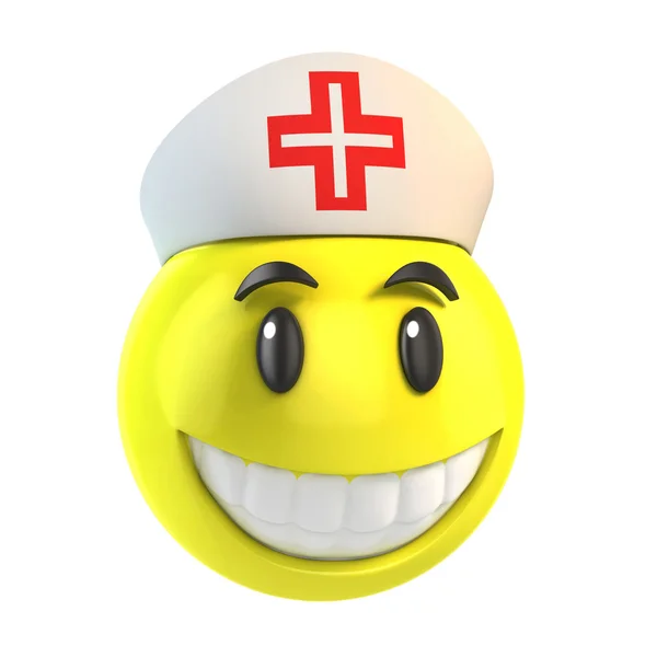 Smiley sjuksköterska — Stockfoto