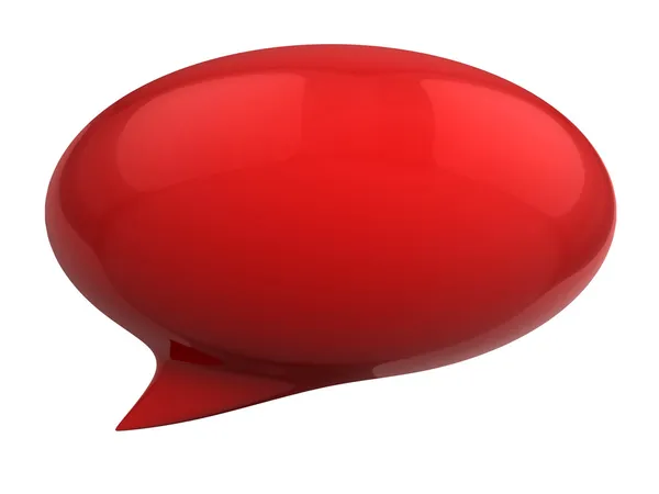 Burbuja de habla 3D — Foto de Stock
