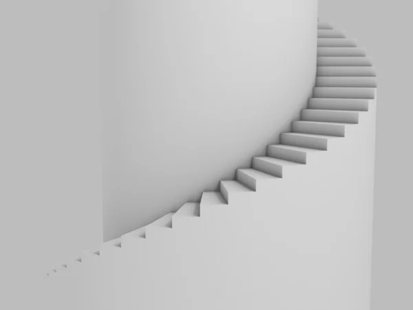 Spiraal trap als achtergrond — Stockfoto
