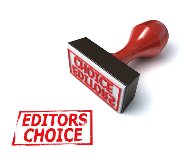 3d stamp editors choice — Stock Photo, Image