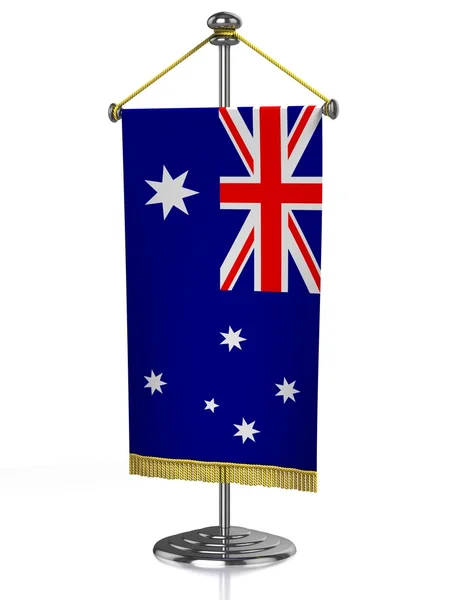 stock image Australia table flag isolated on white