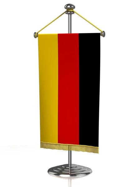 stock image German table flag isolated on white