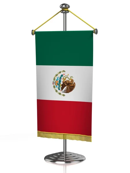 墨西哥桌旗白色上孤立 — 图库照片