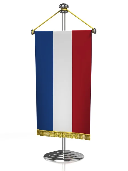 stock image Netherlands table flag isolated on white