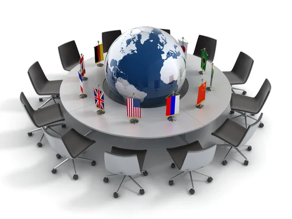 Stati Uniti, politica globale, diplomazia, strategia, ambiente, leadership mondiale 3d concetto — Foto Stock