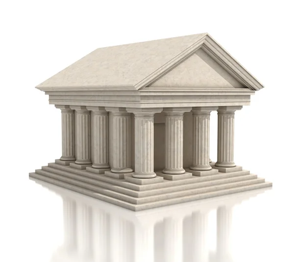 Tempel 3D Illustration — Stockfoto