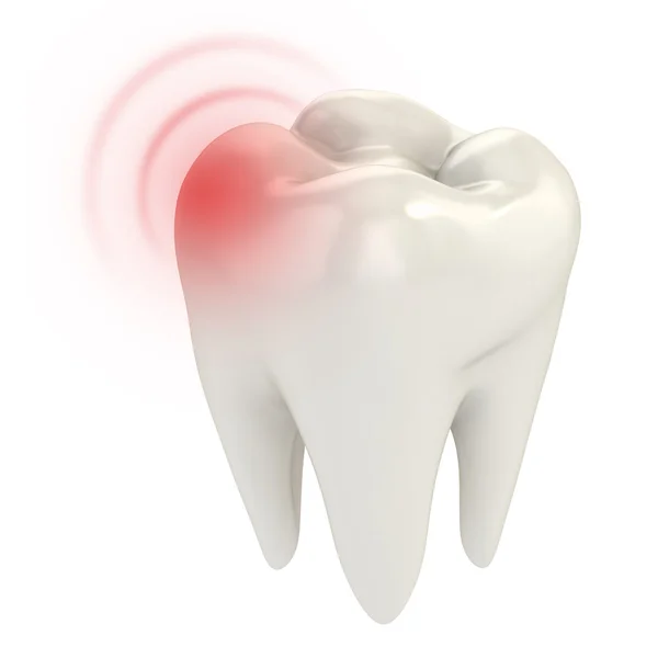 Diş ağrısı 3d kavramı — Stok fotoğraf