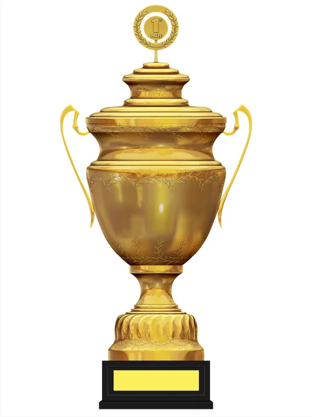 Golden trophy — Stock Photo, Image