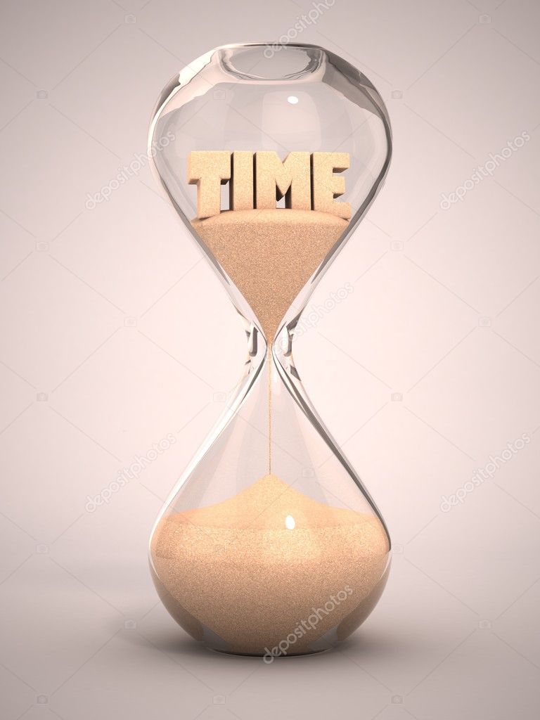 Hourglass, sandglass, sand timer, sand clock