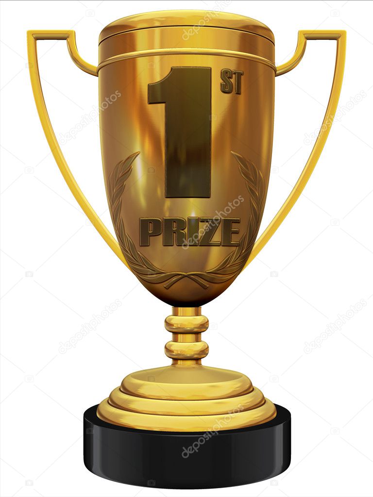 First prize 3d trophy