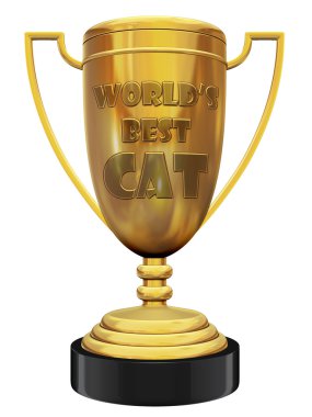 Best cat trophy clipart