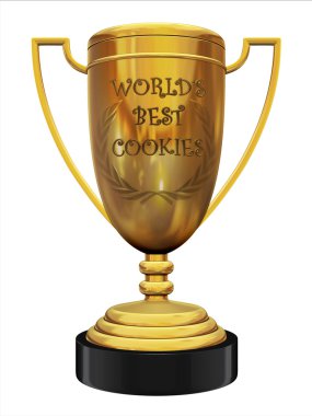 Best cookies trophy clipart