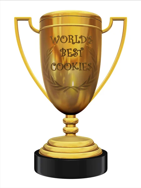 El mejor trofeo de galletas — Foto de Stock