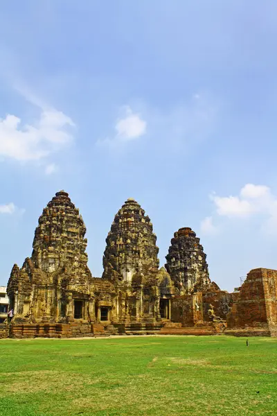 stock image Phra Prang Sam Yod. Lopburi Province, Thailand.