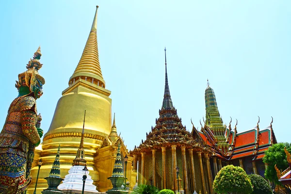 Vista de Wat Phra Kaew — Fotografia de Stock