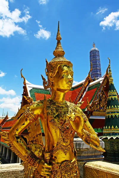 Widok wat phra Kaew w Bangkoku — Zdjęcie stockowe
