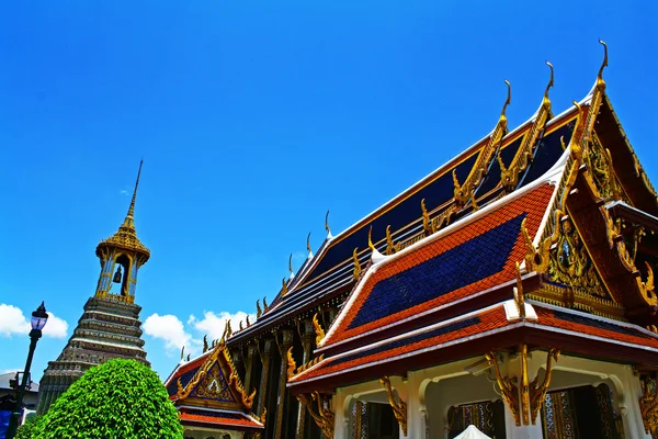 Вид на Ват Пхра Кэу — стоковое фото