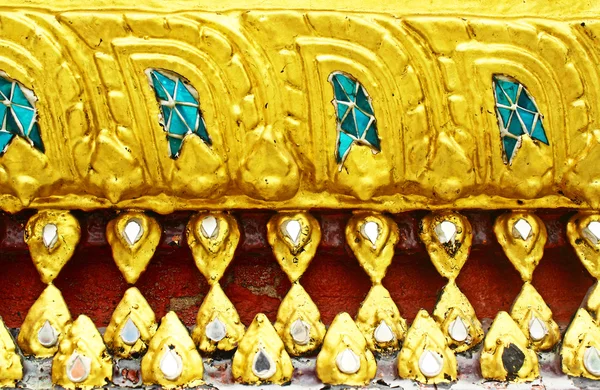 Arte tailandés en Wat Phra Kaew — Foto de Stock