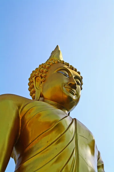 Χρυσή buddharupa στο wat arun — Φωτογραφία Αρχείου