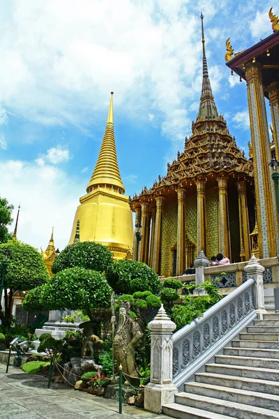 Vtew von wat phra kaew — Stockfoto