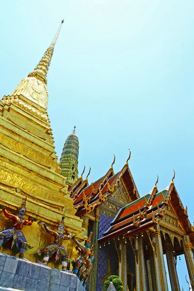 Vtew de Wat Phra Kaew — Fotografia de Stock