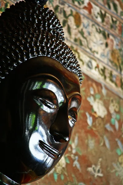 Gezicht van buddharupa — Stockfoto