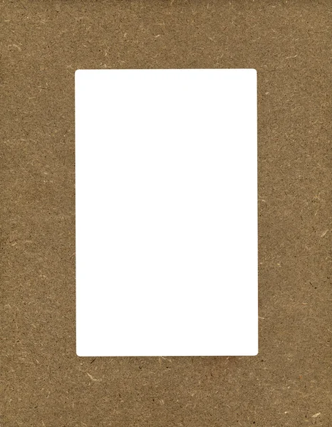 Moldura de foto de papelão — Fotografia de Stock