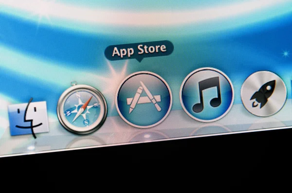 Логотип Apple App Store — стоковое фото