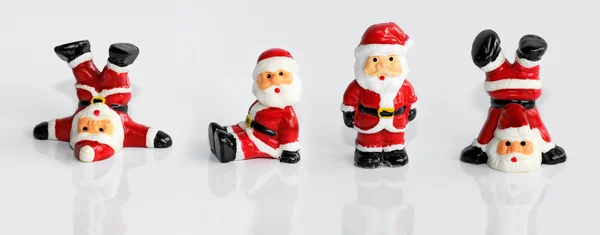Santa Clause figurine isolated — Stock Photo, Image