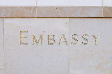 Embassy Sign clipart