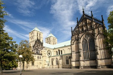 Cathedral St. Paulus in Muenster, Germany clipart
