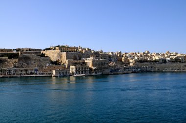 valletta'nın panoramik manzarasını