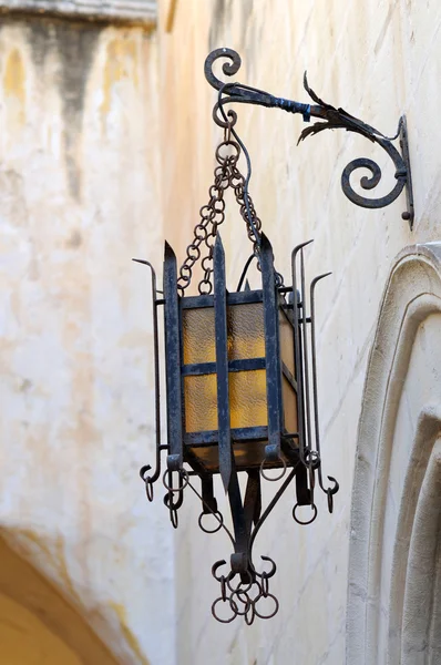 Old street light in Mdina — Stock Photo, Image