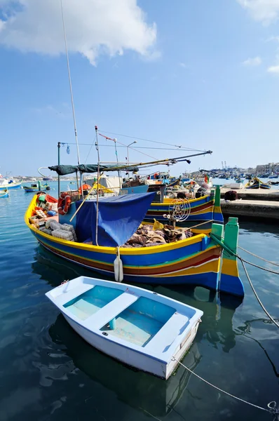 stock image Maltese fishing boats